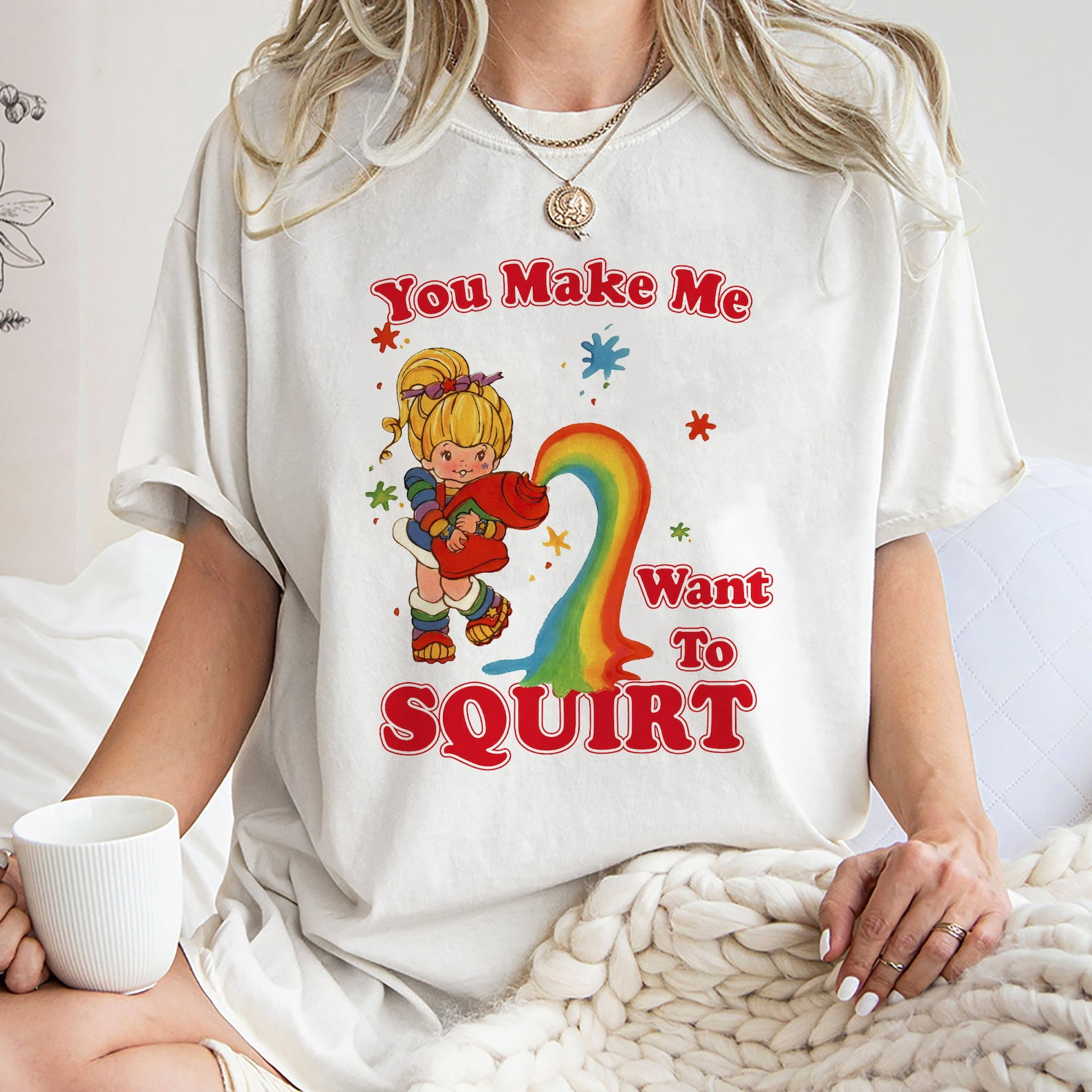 You Make Me Want To Squirt Shirt, Trending Unisex Tee Shirt, Unique Shirt Gift, You Make Me Want To Squirt Shirt