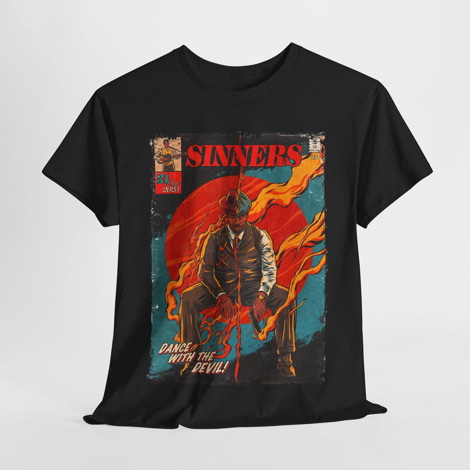 Aesthetic Sinners Horror Movie Vintage Graphic Unisex Heavy Cotton T-Shirt
