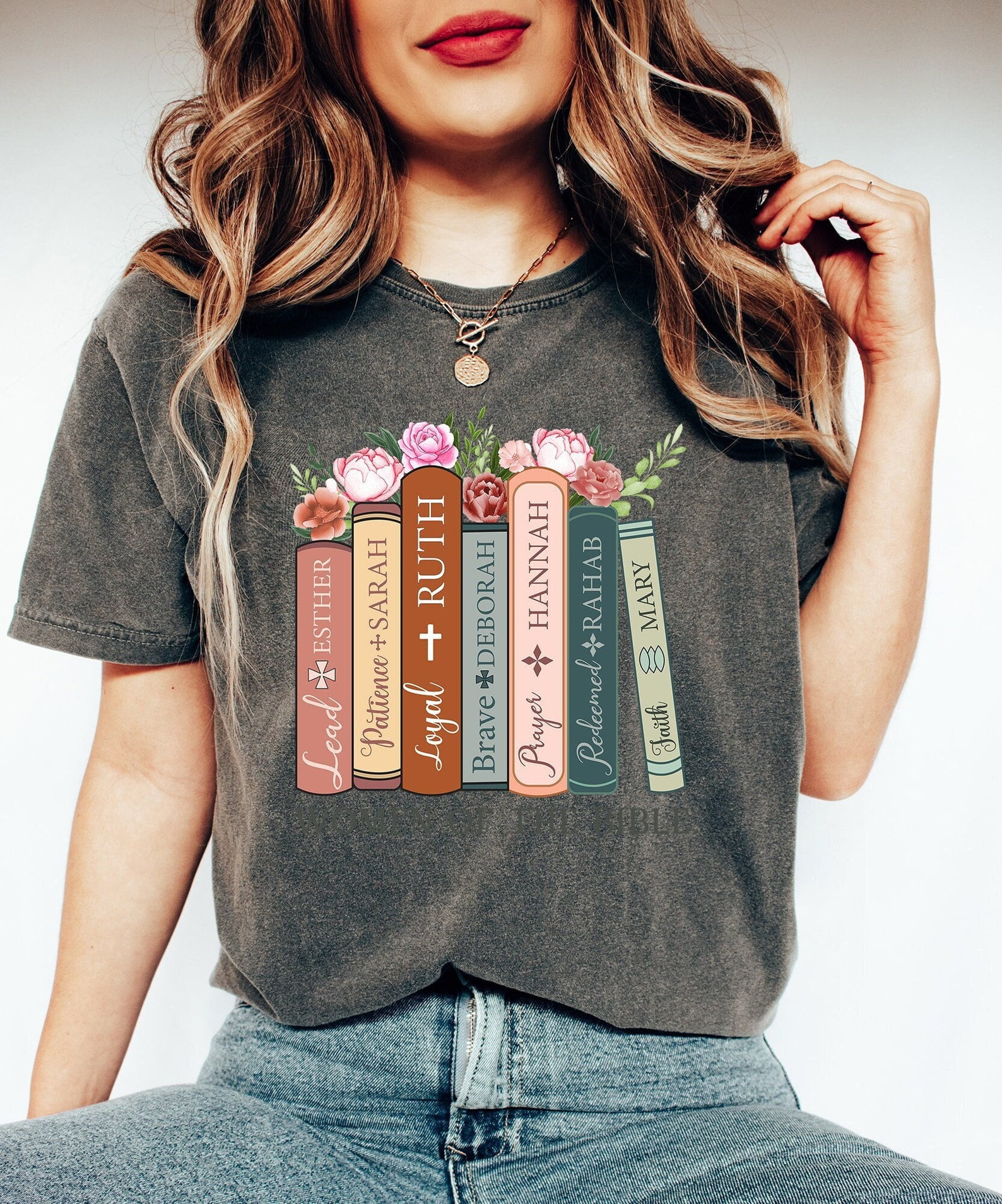 Christian Women Of The Bible T-Shirt Gift For Christians, Christian Book Lover Gift, Bible Verse Quotes, Christian Mom Shirt