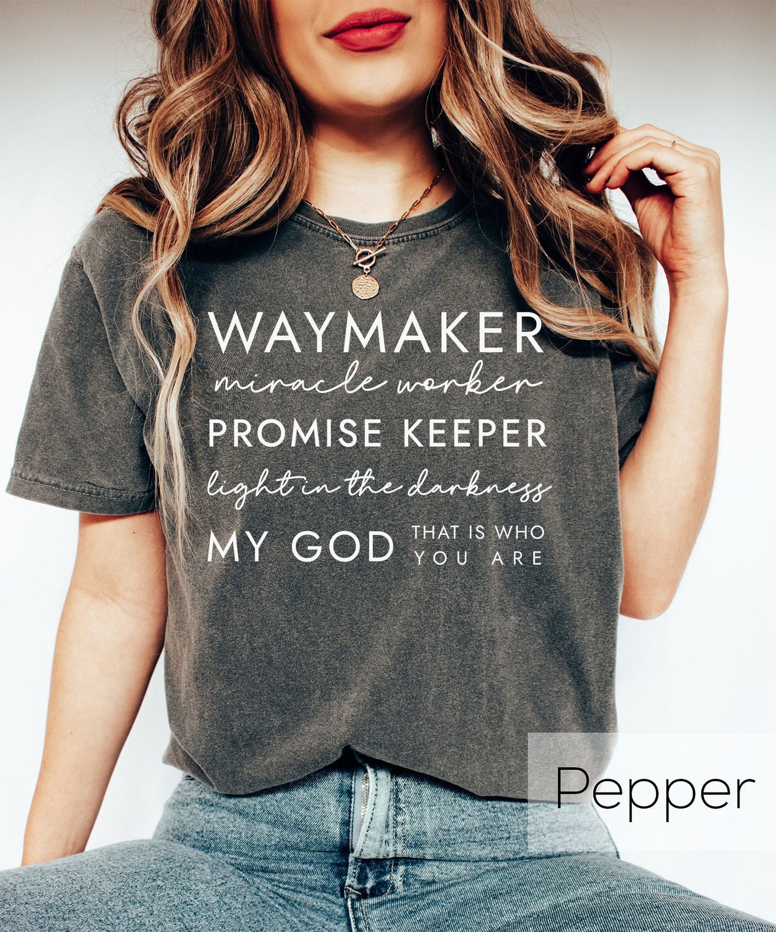 Christian Shirt, Waymaker TShirt, Bible Verse Shirt, Religious Gift Shirt, Jesus Sweater, Faith Based Tees, Christian Mom Shirt