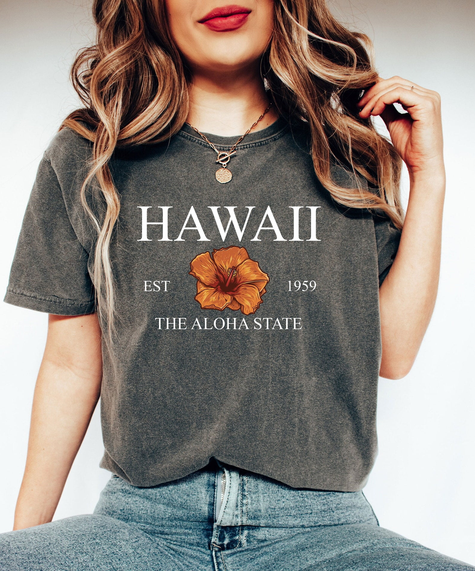Hawaii The Aloha State Shirt, Hawaii Gift Shirt, Hawaii Lover Shirt, Home State Shirt, Hawaii Trip Tee, City Of Hawaii