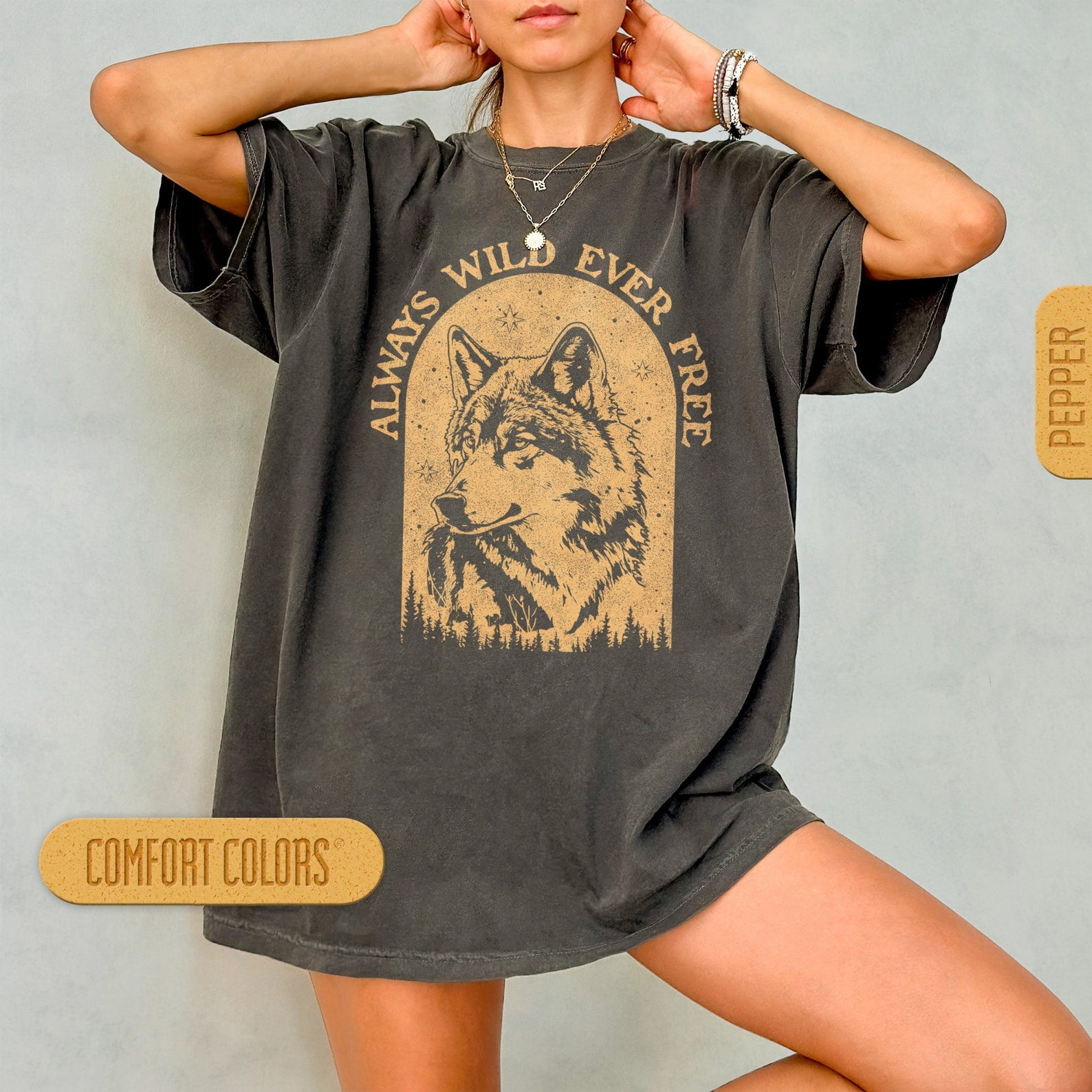 Lone Wolf Shirt TShirt Wolf Girl Tshirt Wolf Lover Gift Wolves Graphic Vintage Tee Animal Lover Shirt Nature T Shirt Women