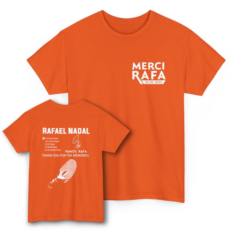 Merci Rafa Shirt, Rafael Nadal Thank For The Memories T-Shirt, Rafael Nadal Unisex T-shirt