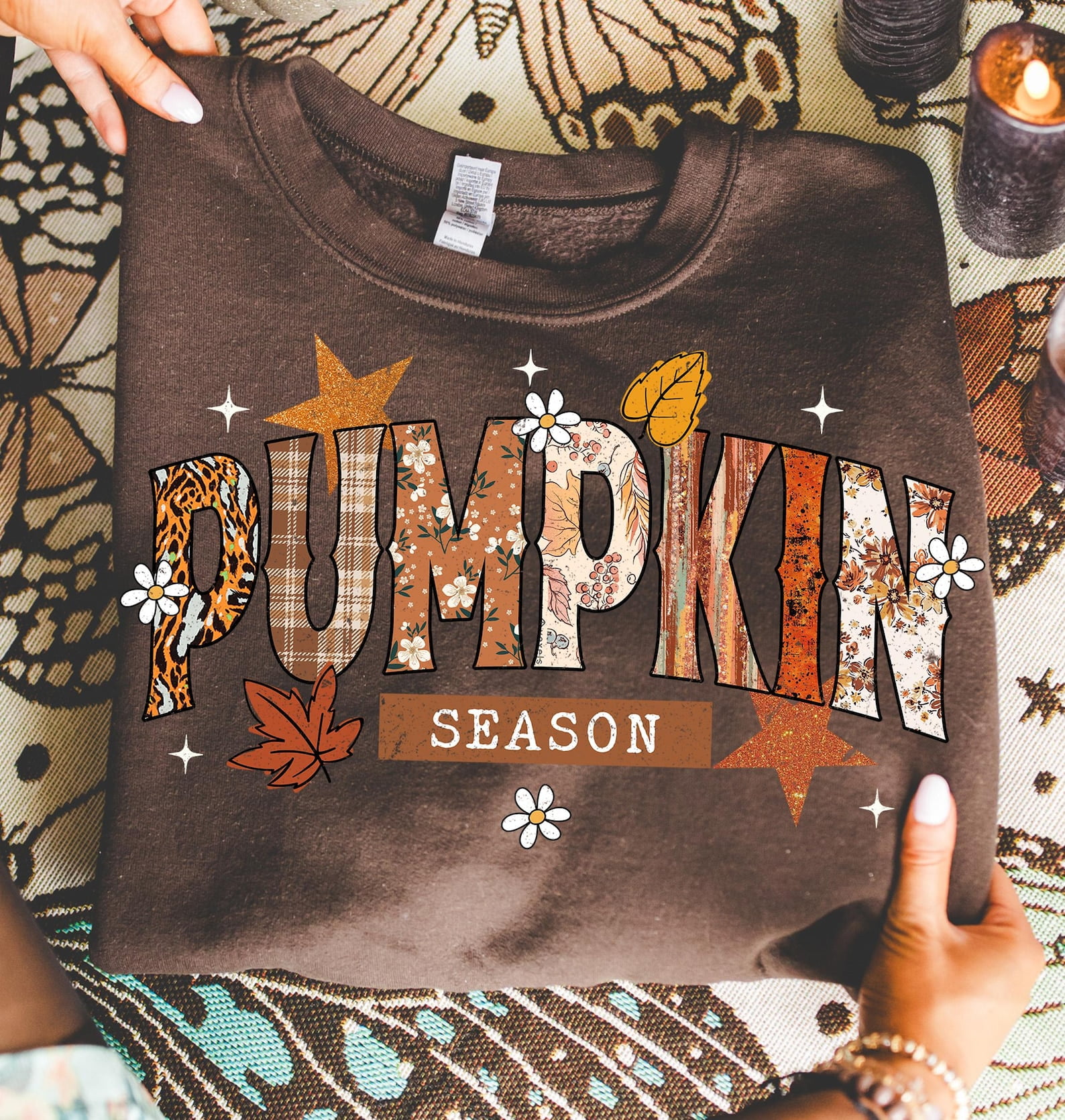 Pumpkin Season TShirt, Retro Halloween TShirt, Preppy Pumpkin Bow TShirt, Halloween Shirt, Trendy Fall Pumpkins, Spooky Season TShirt