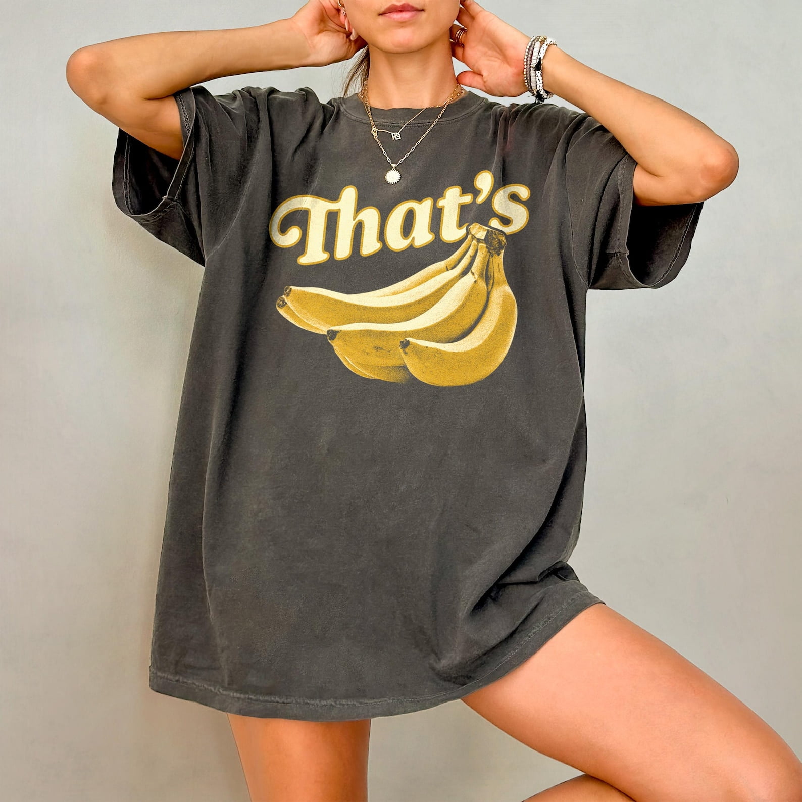 That's Bananas Shirt, 90s Fruit TShirt, Vintage Banana Graphic Tee, Banana Lover Gift, Funny Food Shirt, Y2k Gen Z Shirt