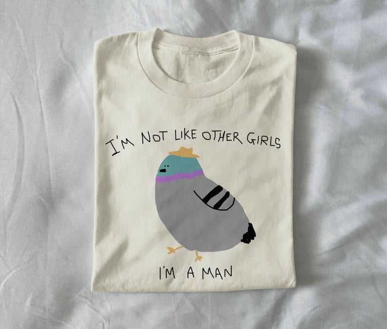 i'm not like other girls - unisex t shirt, funny animal t shirt, meme t shirt, funny drawing t shirt, silly goose, joke t shirt, funny tee